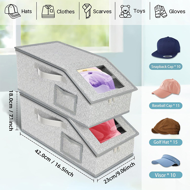 Foldable Zipper Baseball Cap S - Sock Organizer Tray ulasan dan harga