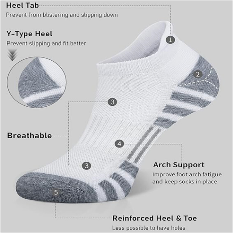 Cushioned Breathable Ankle Ath - Athletic Sock Cushion ulasan dan harga