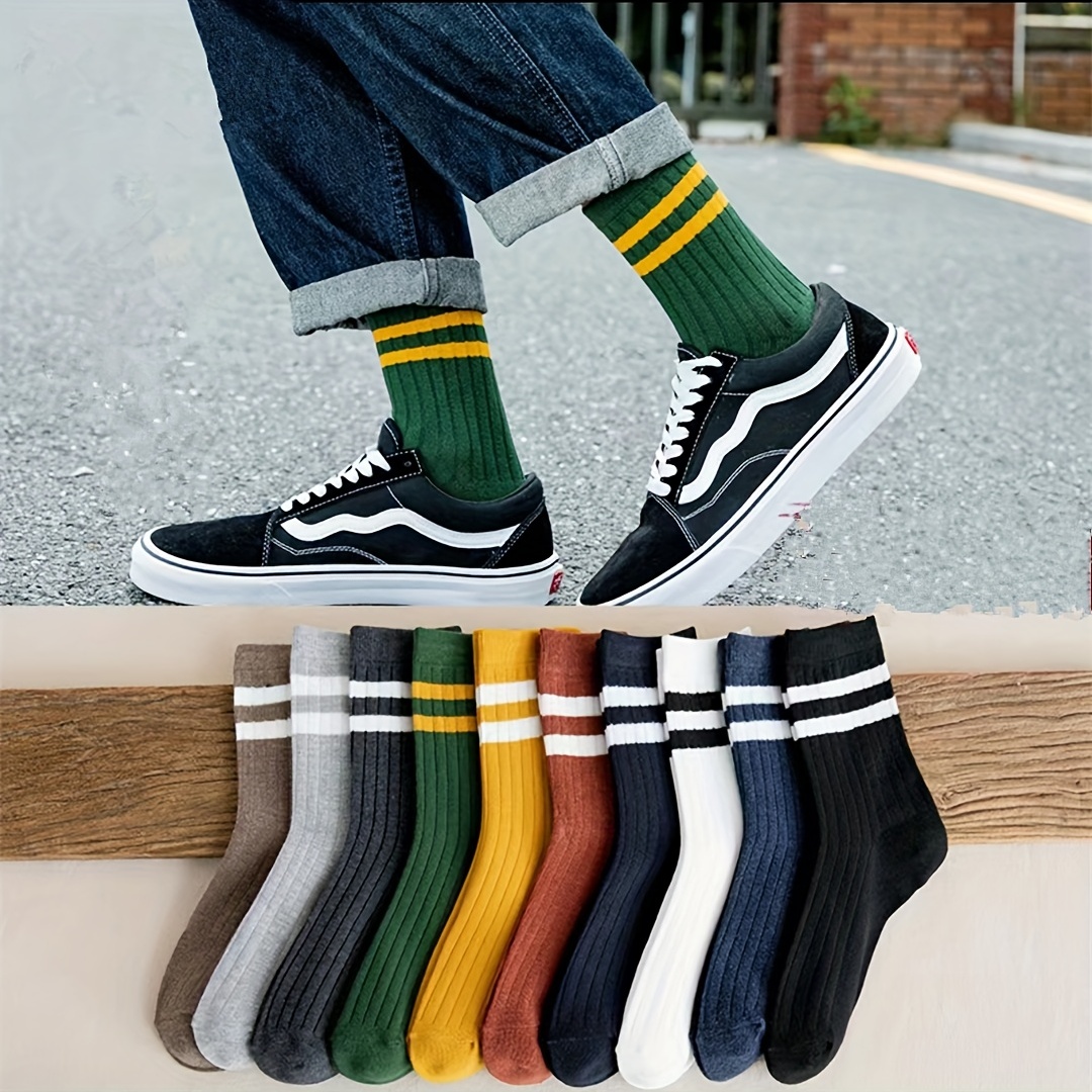 5-Pack Men's Novelty Socks – T - Cotton Crew Sock Pack ulasan dan harga