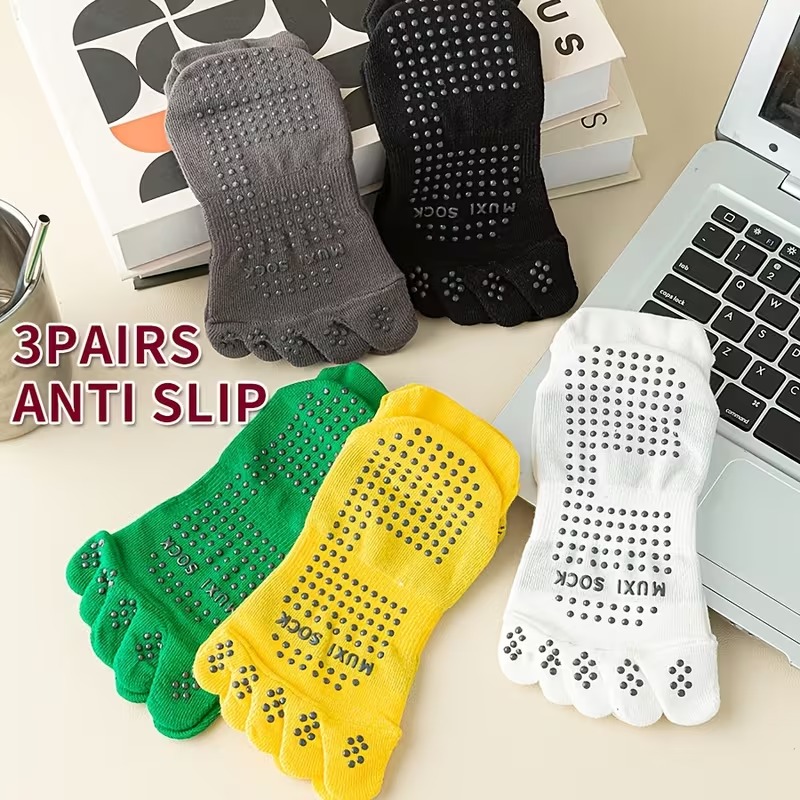 Men's 3-Pair Toe Socks Anti-Sl - Toe Sock Split ulasan dan harga