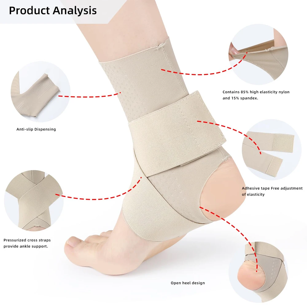 1Pcs Compression Ankle Brace S - Ankle Brace Sock ulasan dan harga