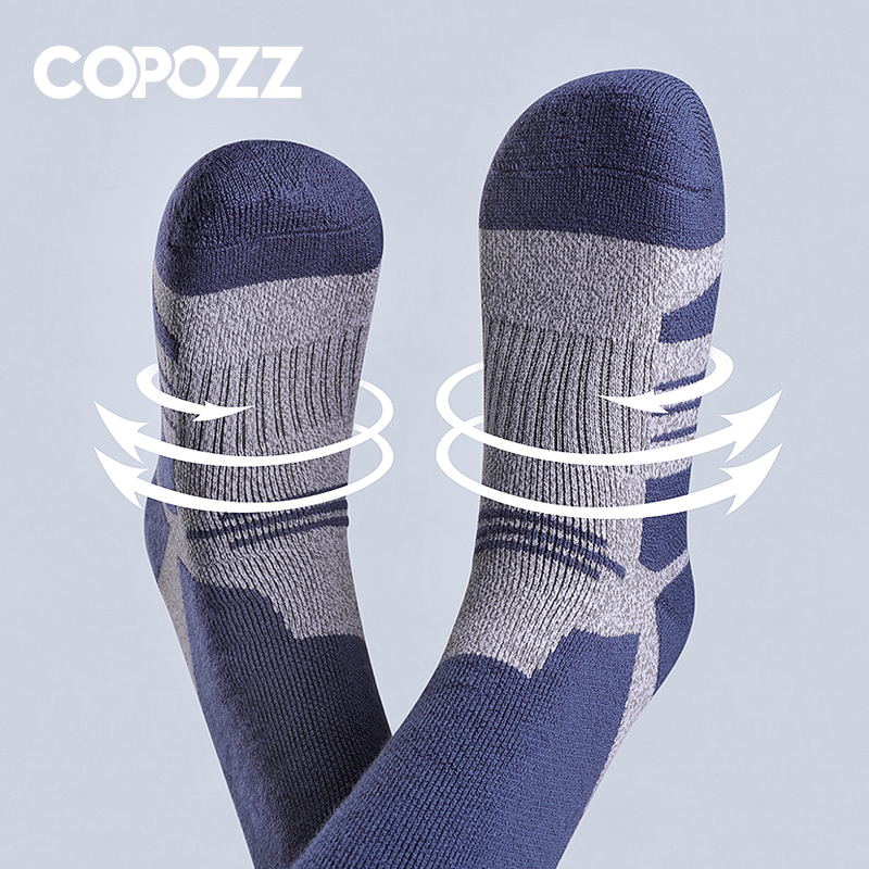 COPOZZ Winter Men Women Therma - Wool Hiking Sock ulasan dan harga