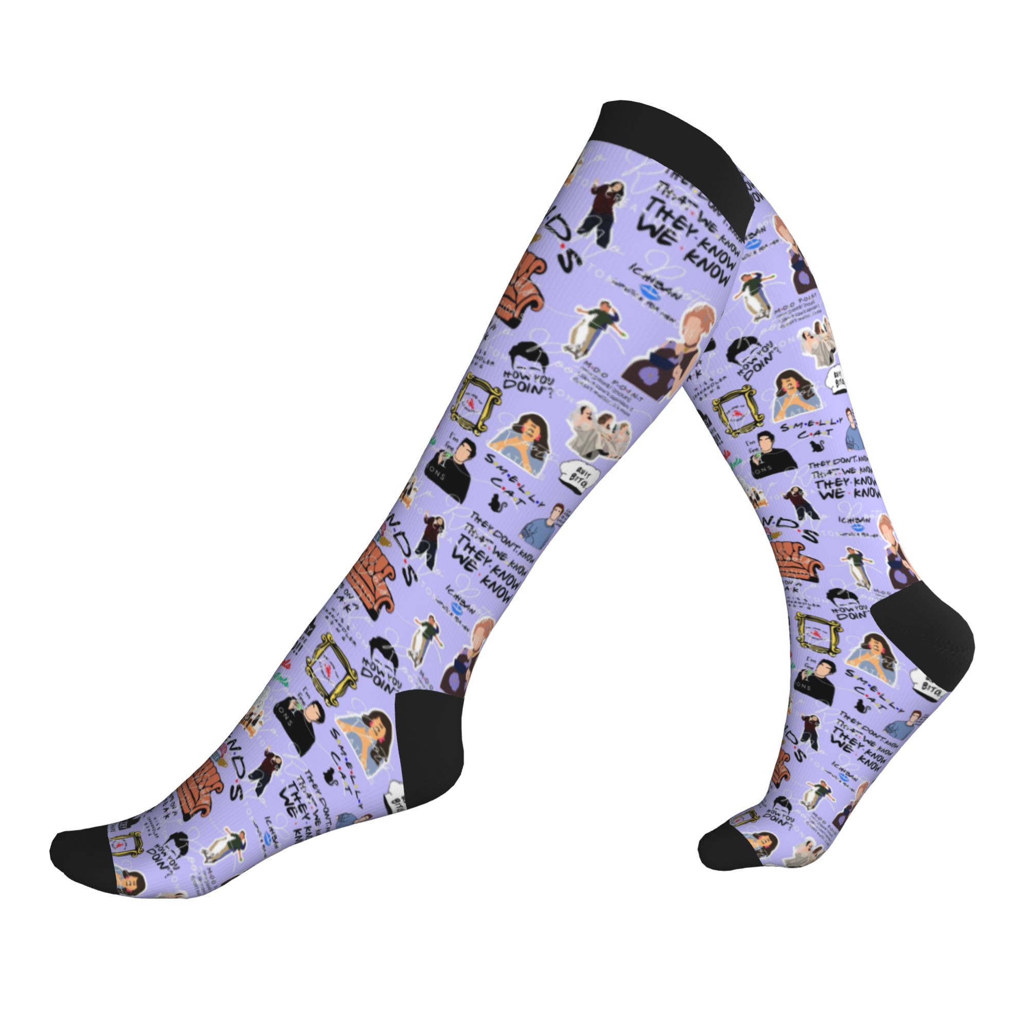 Friends Classic TV Show Men Wo - No Show Sock Women ulasan dan harga