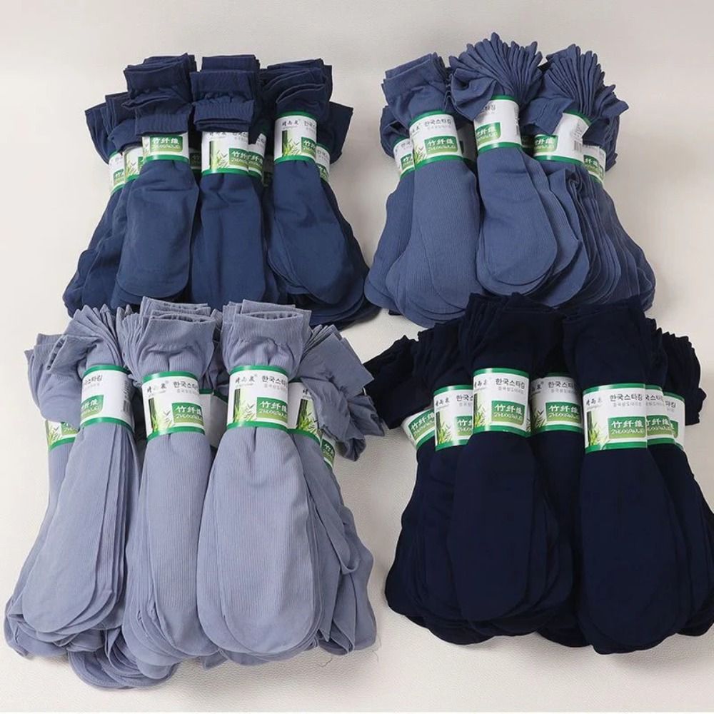 10pairs Fashion Breathable Men - Silk Sock Bamboo ulasan dan harga