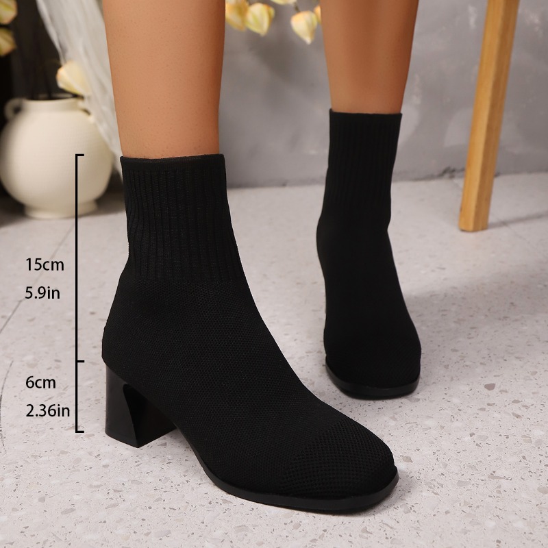 Women's Ankle Boots Knitted He - No Show Sock Women ulasan dan harga