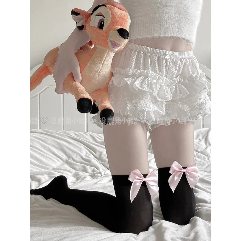 Sexy Women's Hosiery Pink Bow  - Thigh High Sock Stay Up ulasan dan harga