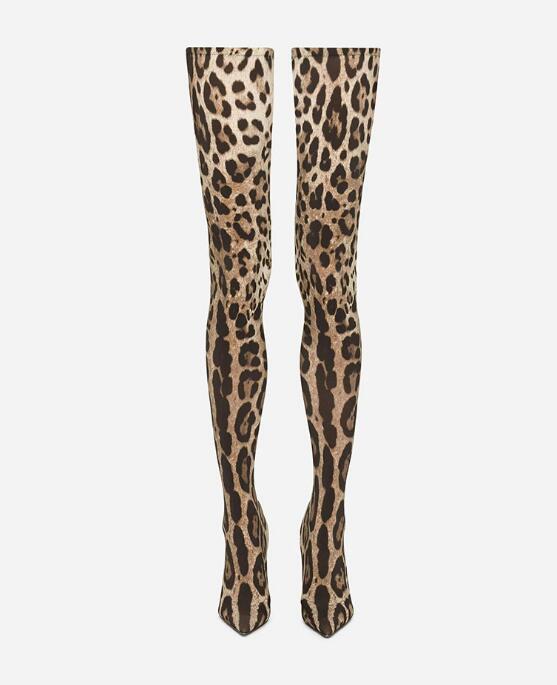 Sexy Leopard Over-the-Knee Str - Knee High Sock Women ulasan dan harga