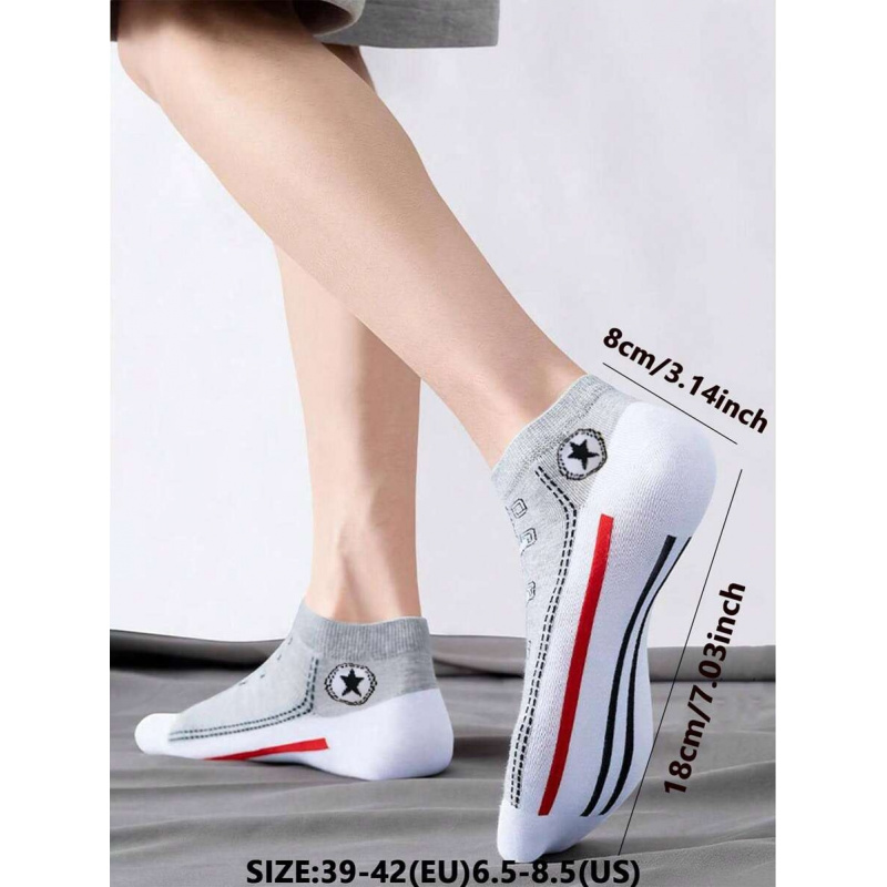 5/10 Pairs Multi-Color Breatha - Ankle Sock Low Cut ulasan dan harga