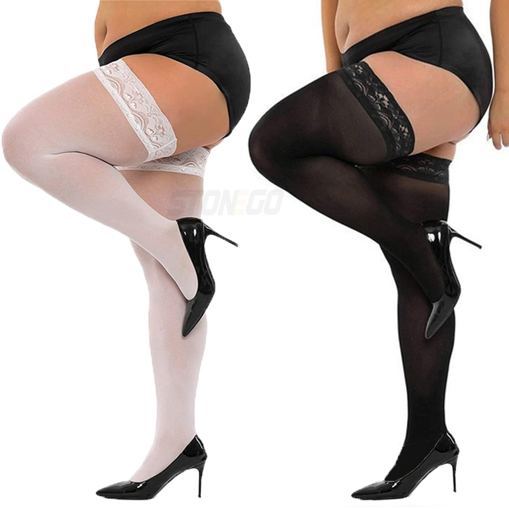 Plus Big Size Woman's Ultra-th - Thigh High Sock Stay Up ulasan dan harga