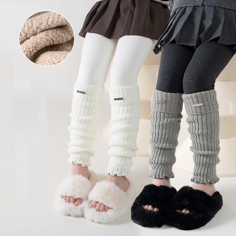 Kids Thermal Thickened Legging - Boot Sock Slouchy ulasan dan harga