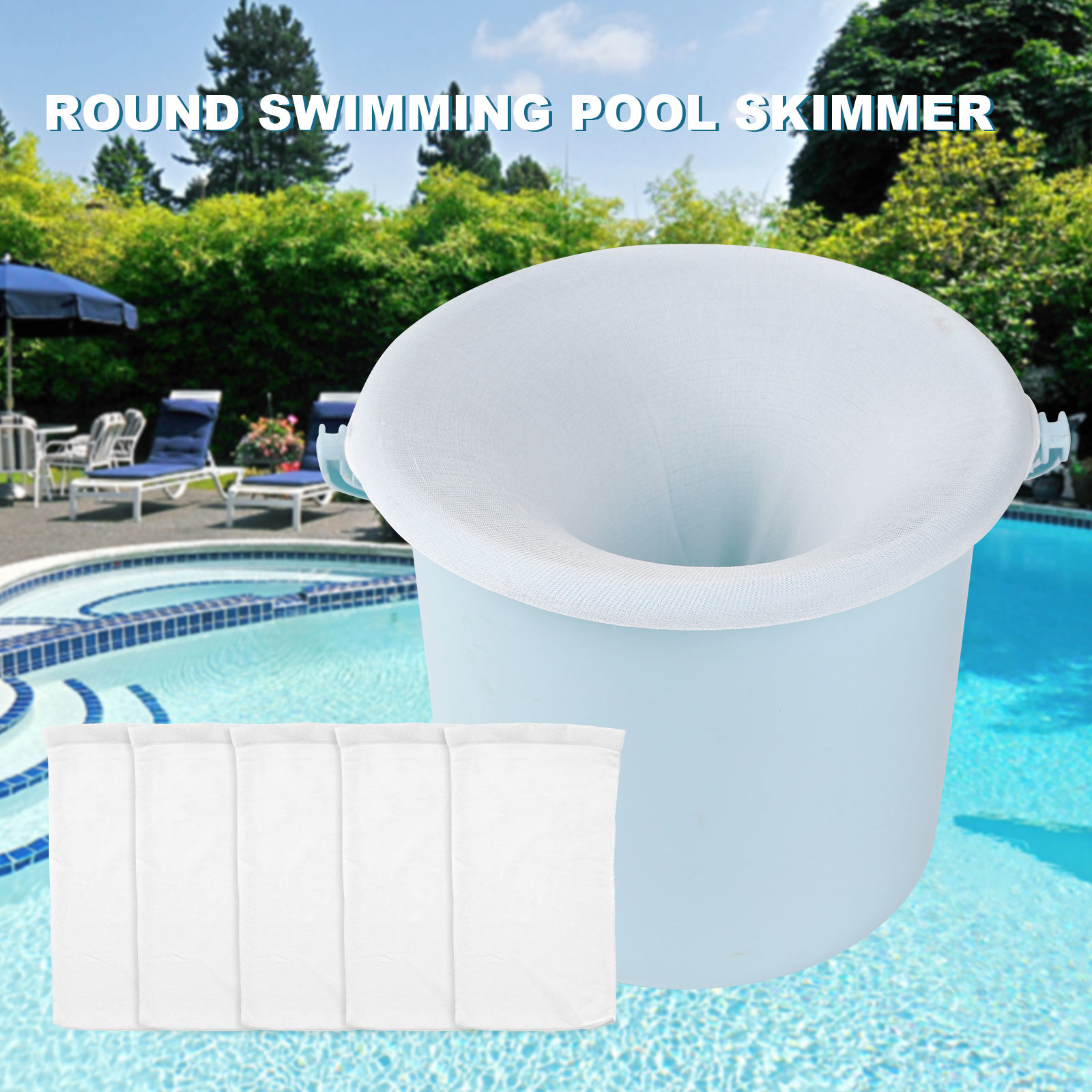 100-5PCS Pool Skimmer Socks El - Sock Organizer Tray ulasan dan harga