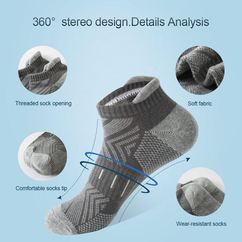 6/12 Pairs Cushioned Athletic  - Ankle Sock Low Cut ulasan dan harga