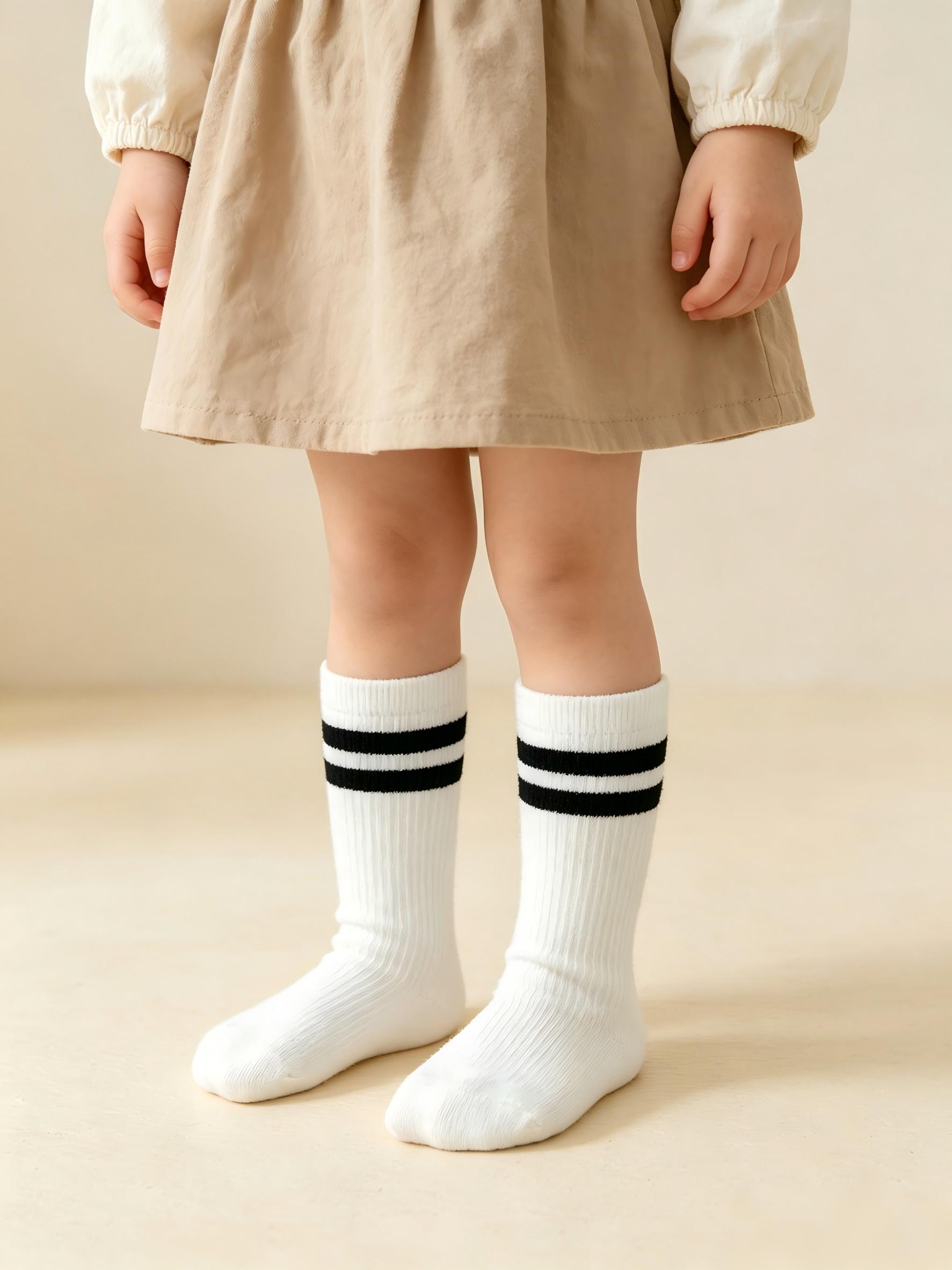 4-Pack Baby Toddler Striped Cr - Cotton Crew Sock Pack ulasan dan harga