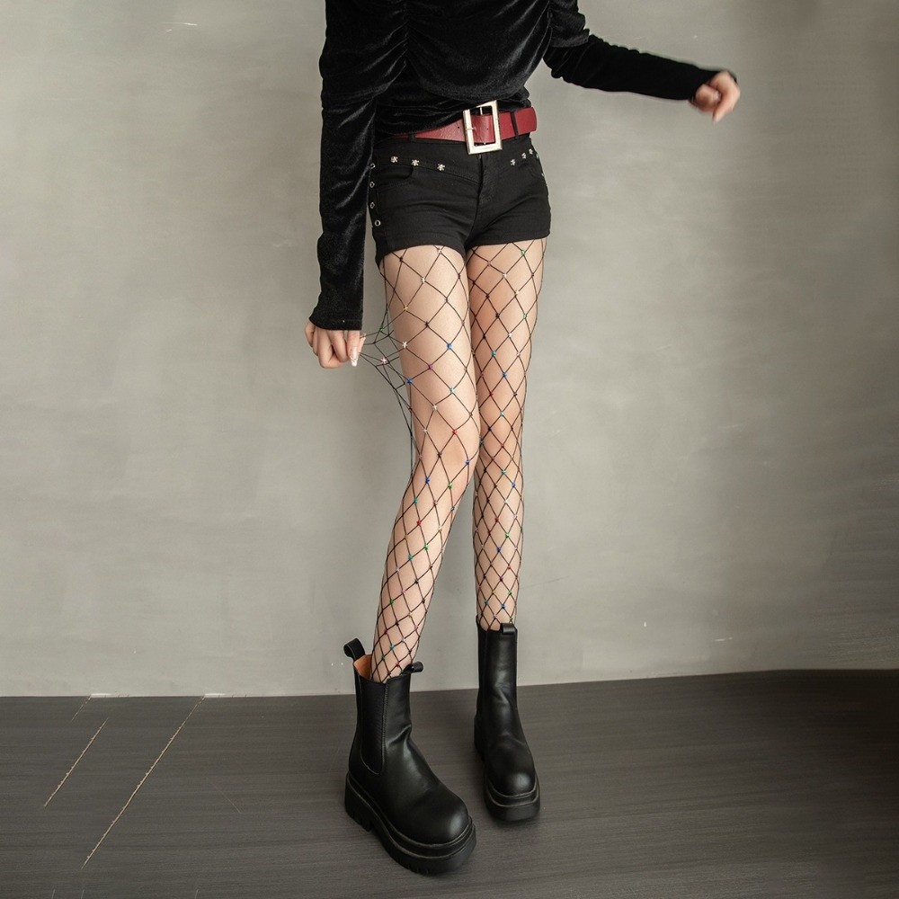 Y2K Colorful Fishnet Stockings - Fishnet Stocking Women ulasan dan harga