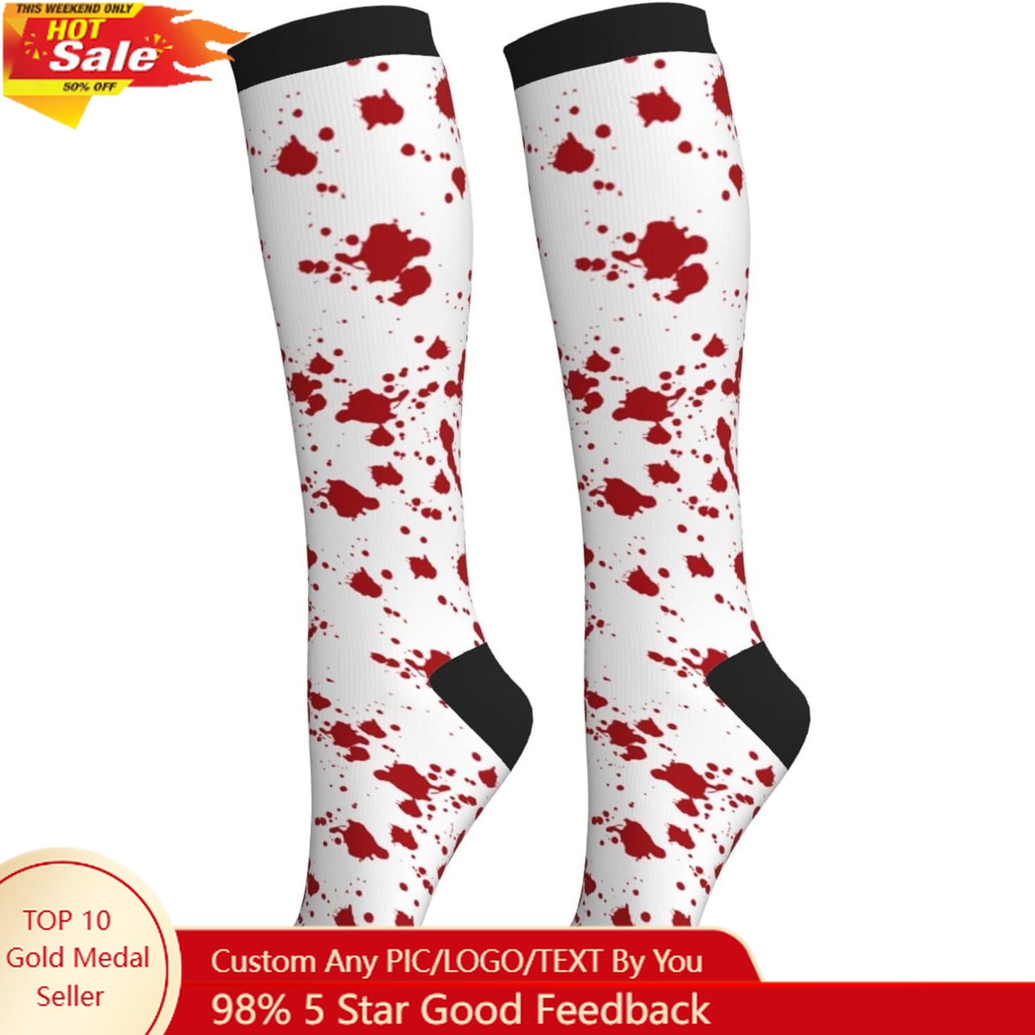 Compression Socks Calf Knee Hi - Knee High Sock Women ulasan dan harga