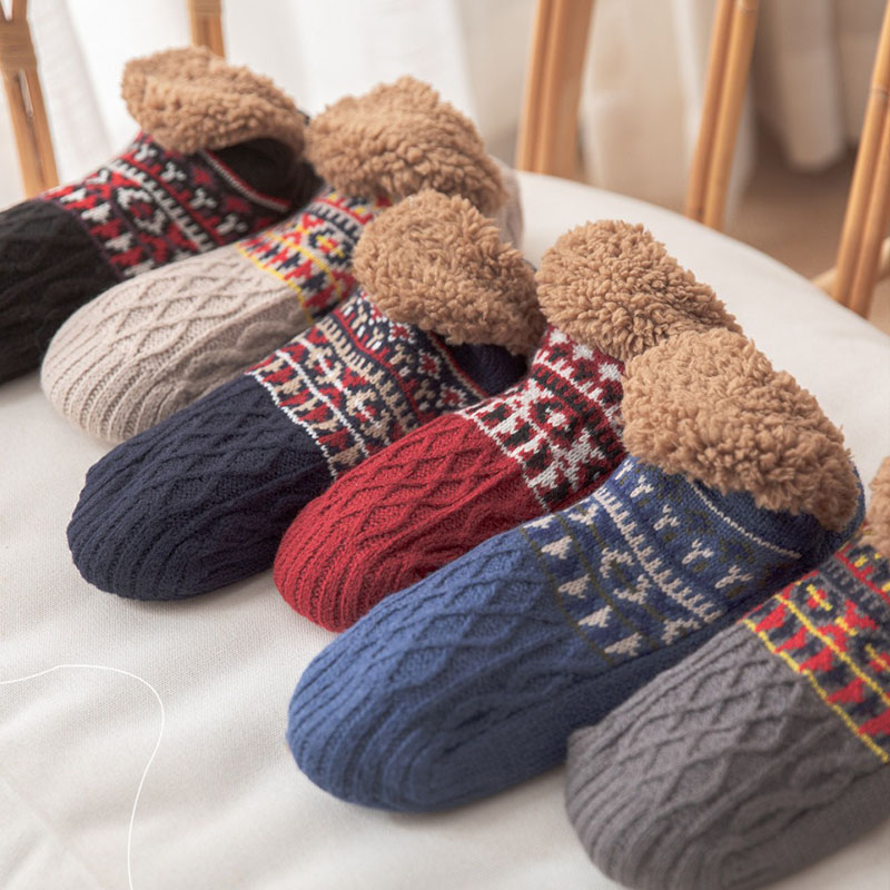 Women Men Fall And Winter Floo - Ankle Sock Low Cut ulasan dan harga