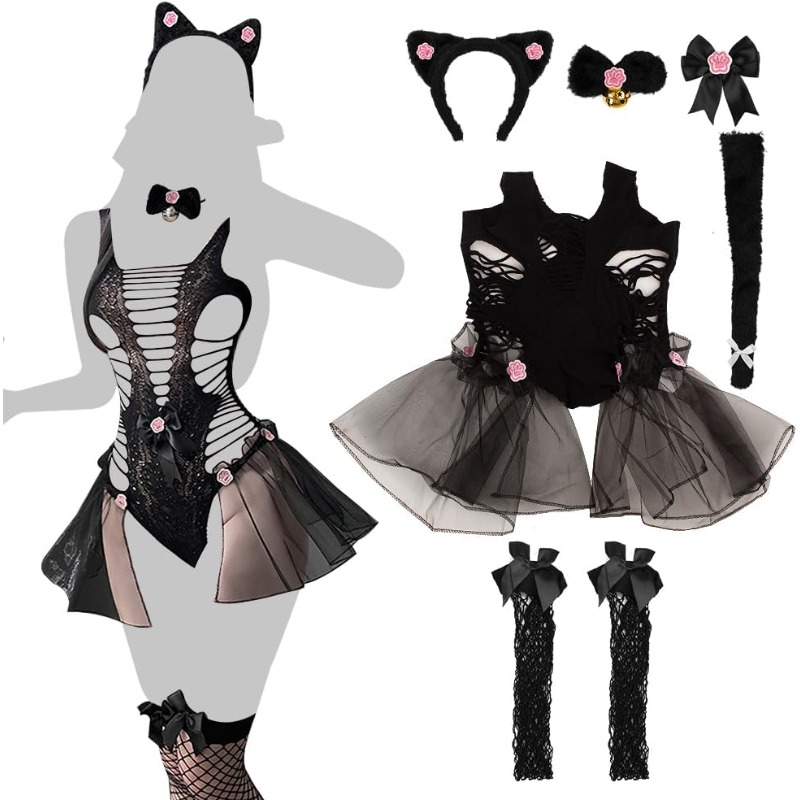 Women Sexy Lingerie Cosplay Ca - Fishnet Stocking Women ulasan dan harga