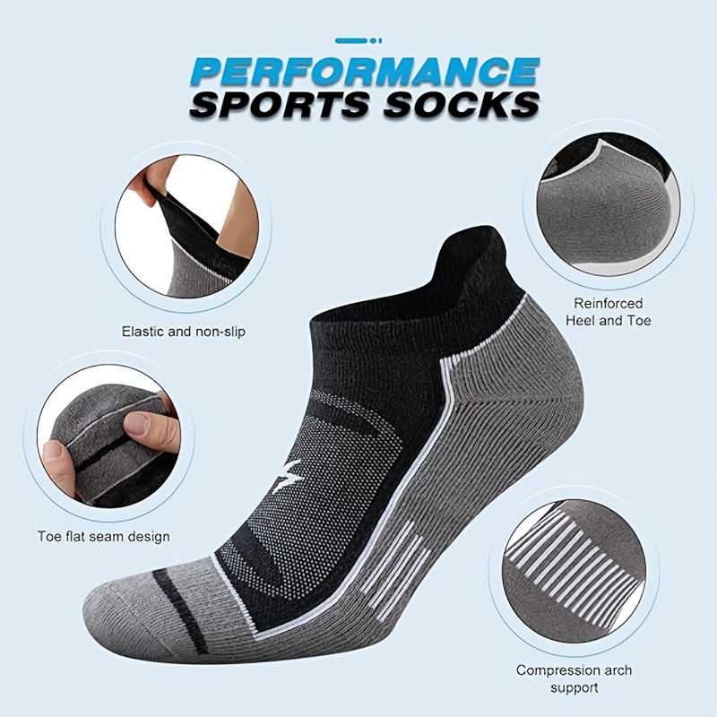 6 Pack Men's Athletic Socks Th - Athletic Sock Cushion ulasan dan harga