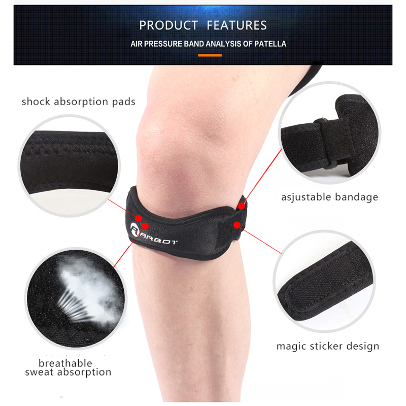 1 PC Knee Patellar Tendon Knee - Compression Sleeve Calf ulasan dan harga