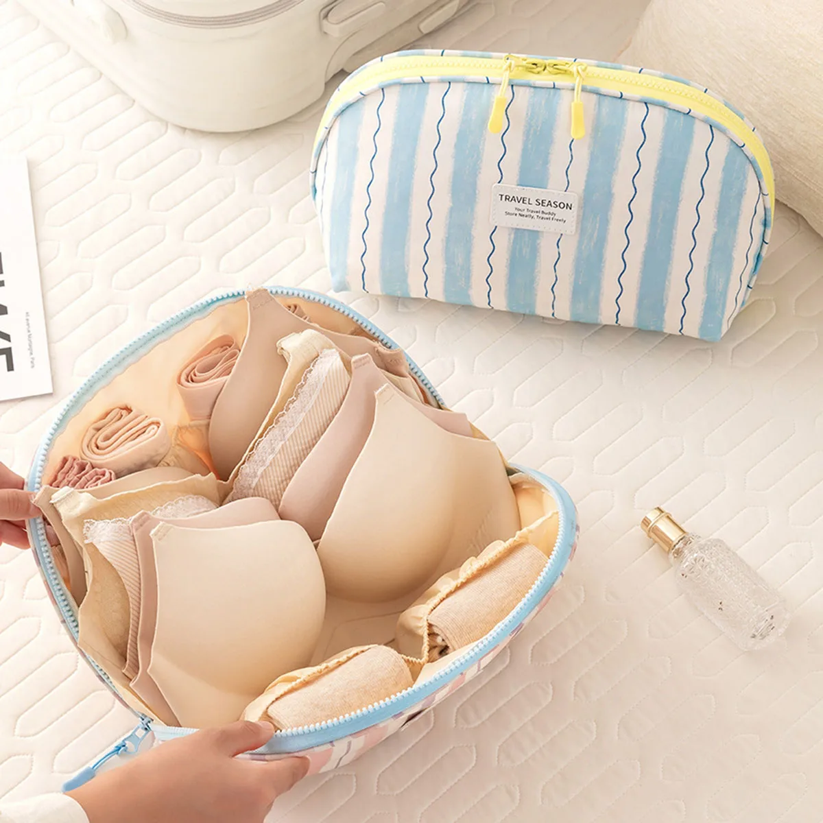 Underwear Storage Bag Portable - Sock Organizer Tray ulasan dan harga