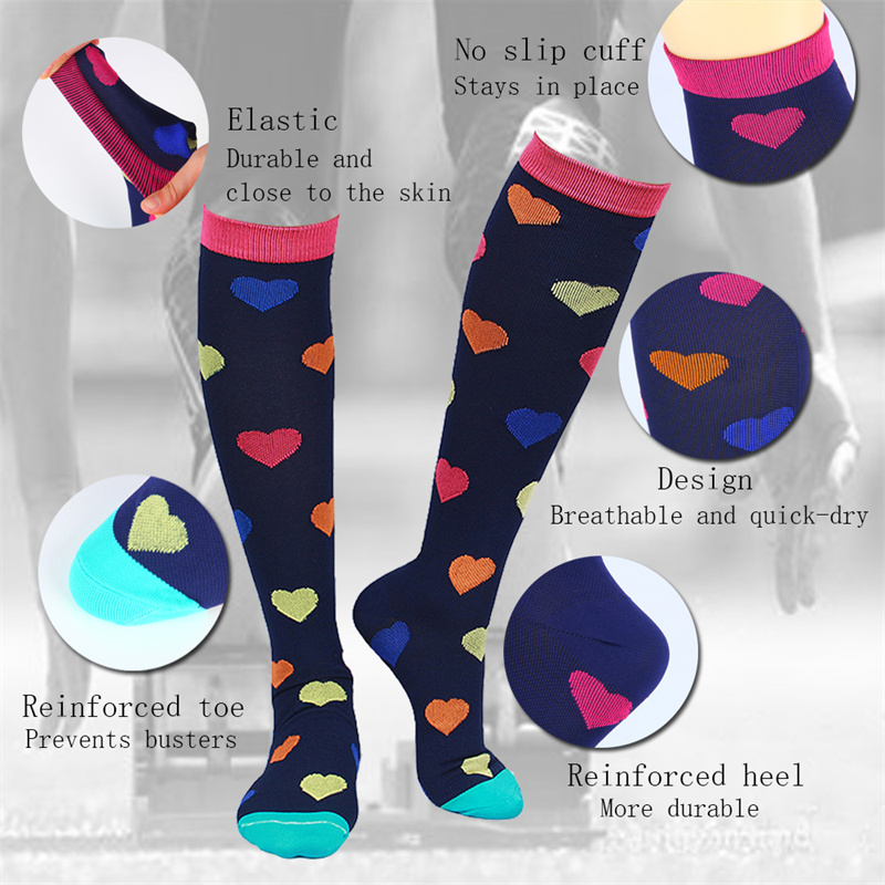 S-XXL 3 Pairs Free Shipping Nu - Compression Sock Medical ulasan dan harga