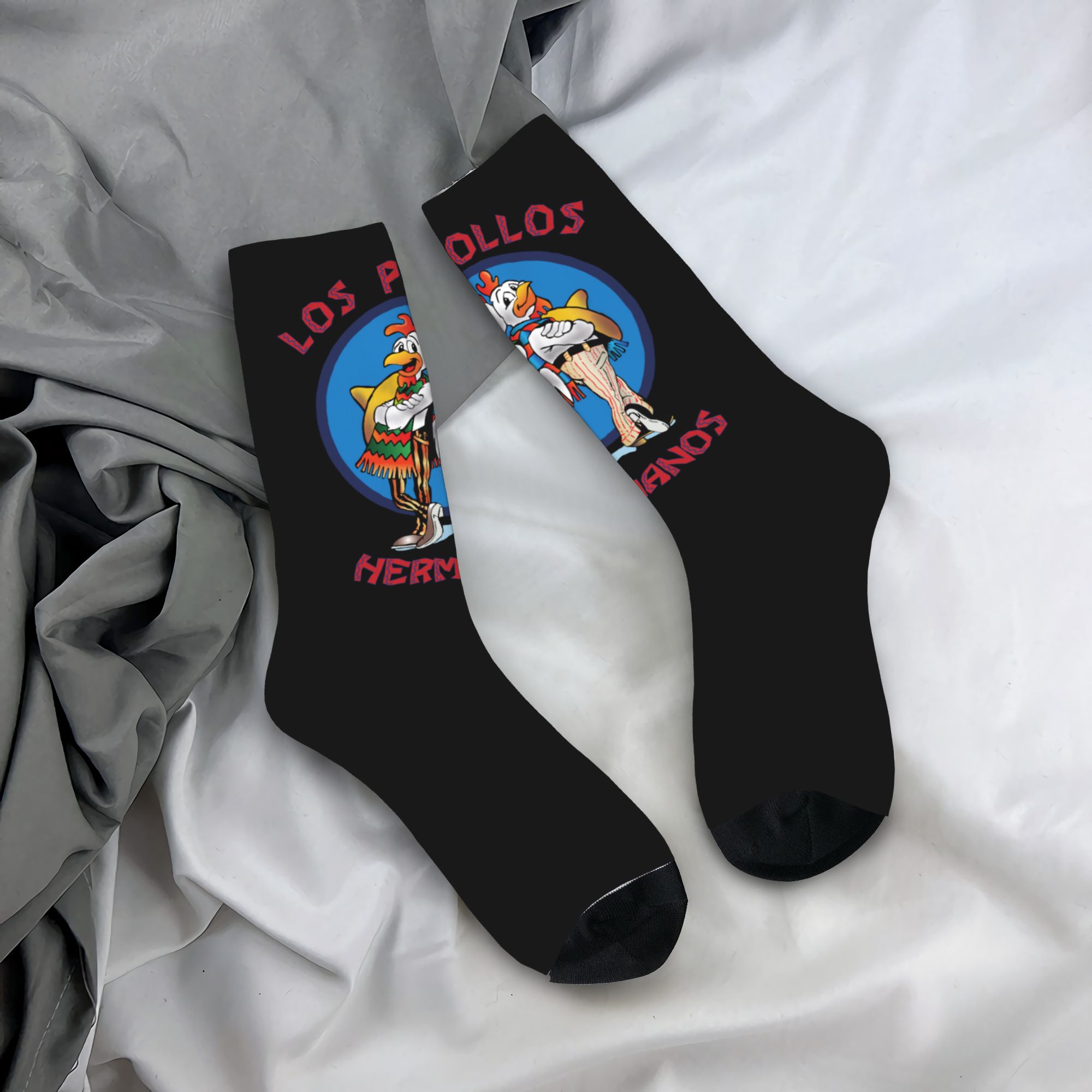 Custom Funny Los Pollos Herman - Dress Sock Men ulasan dan harga