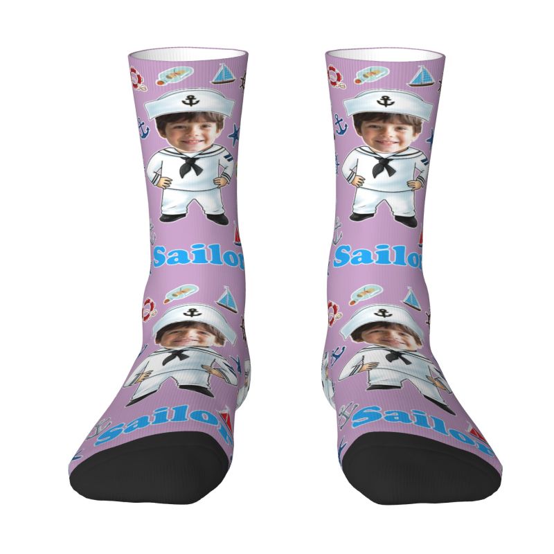 Funny Sailor Nautical Captain  - Dress Sock Men ulasan dan harga