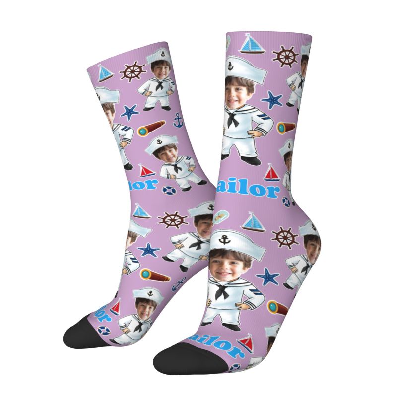 Funny Sailor Nautical Captain  - Dress Sock Men ulasan dan harga