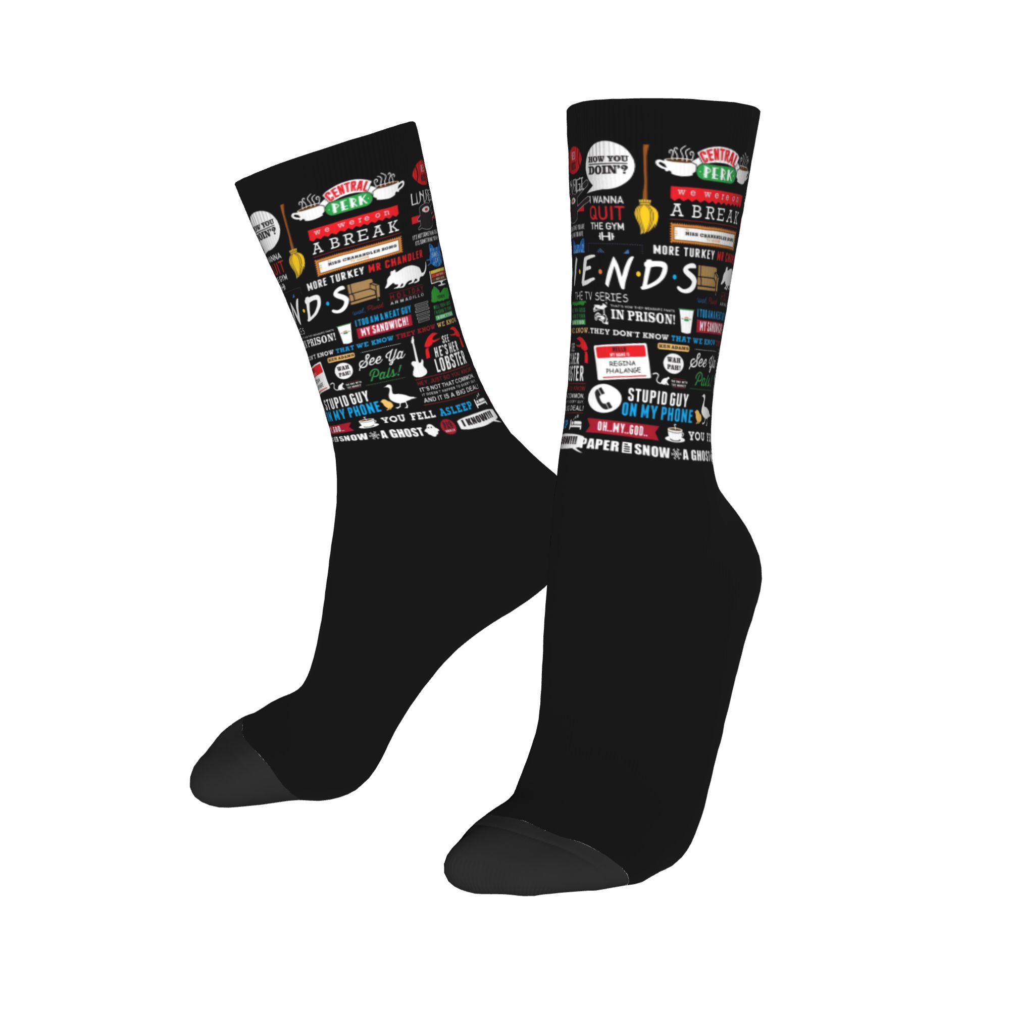 Custom Cute Funny TV Show Frie - No Show Sock Women ulasan dan harga