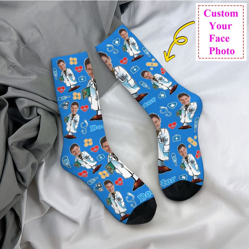 Doctor Custom Men Women Crew S - Dress Sock Men ulasan dan harga