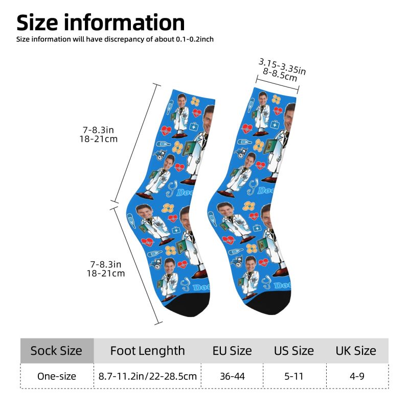 Doctor Custom Men Women Crew S - Dress Sock Men ulasan dan harga